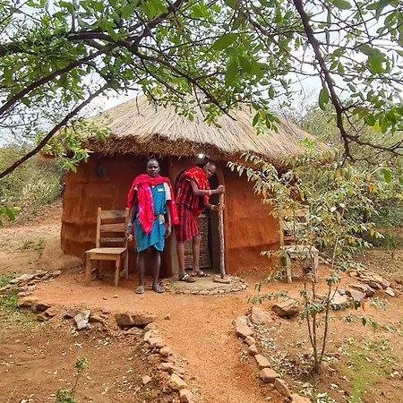 Africa Safari Maasai Boma Camping Serengeti Exterior photo